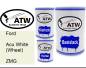 Preview: Ford, Acu White (Wheel), ZMG: 500ml Lackdose + 500ml Klarlack + 250ml Härter - Set, von ATW Autoteile West.